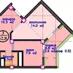 продам 3х комнатную квартиру в кутты мекен в строящемся доме