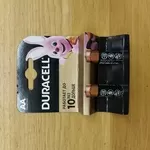 Батарейки Duracell пальчиковые AA LR6,  1.5 V. Мизинчиковая Батарейка.