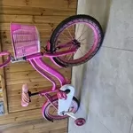 Детский Розовый велосипед 