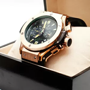 Качественные мужские наручные часы Hublot с бесплатными доставкими