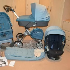 Stokke Xplory v4 3 в 1 с люлькой и автокреслом