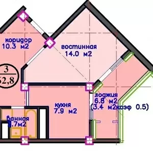 продам 3х комнатную квартиру в кутты мекен в строящемся доме