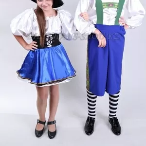 Детские национальные немецкие костюмы на прокат в Астане