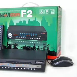 Компактный 8-канальный видеорегистратор NOVICAM F2