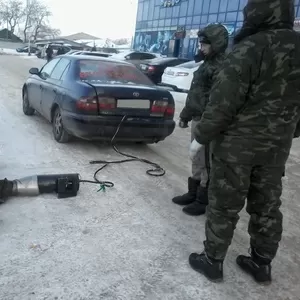 Отогрев авто в любой мороз,  безопасно,  прикурим. Астана