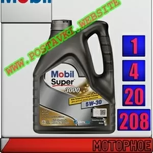 Синтетическое моторное масло Mobil Super 3000 XE 5W30 Арт.: MM-011 (Ку