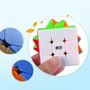 Оригинальный Кубик Рубика 3 на 3 Qiyi Cube/цветной пластик/Для Профи