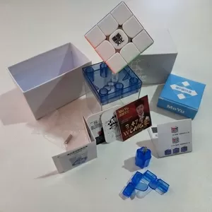 Кубик Рубик MoYu 3x3x3 WeiLong GTS 2M. Магнитный. Цветной пластик