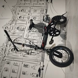 Двухколесный складной велосипед для подростков и взрослых. 12