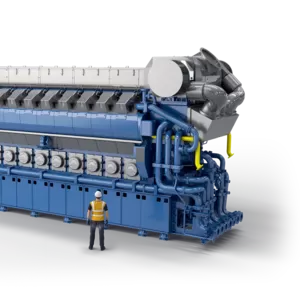 Газовый генератор Bergen 7000 Квт,  новый.