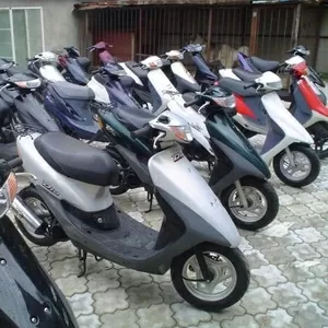 В продаже новые и свежепригнанные японские скутера.