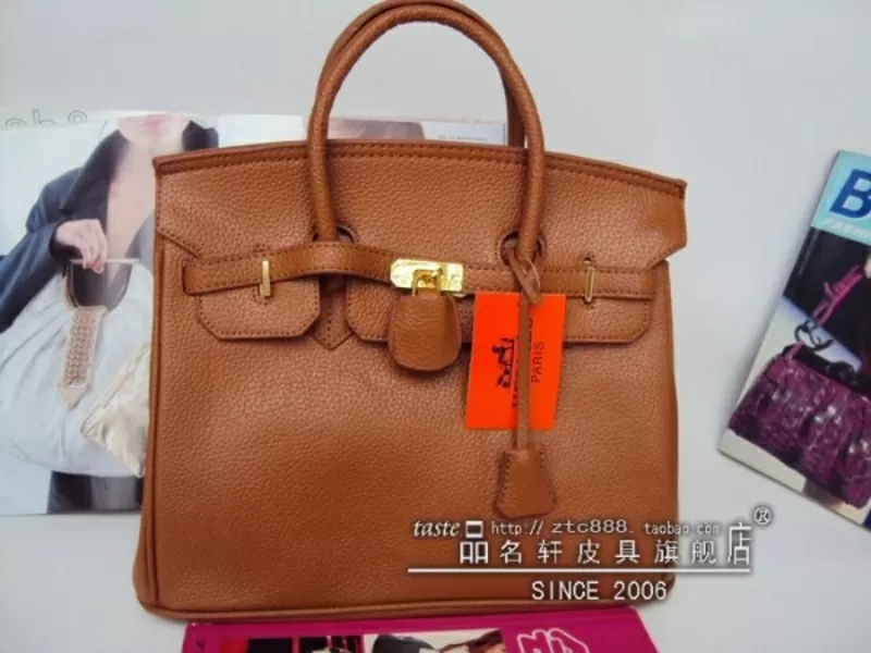  сумки,  портмоне и ремни HERMES BIRKIN,  GUCCI,  СHLOE,  LOUIS VUITTON. 7