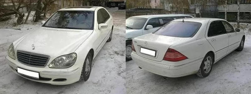 Аренда Mercedes-Benz S600  W221 Long ,  белого и черного цвета  12