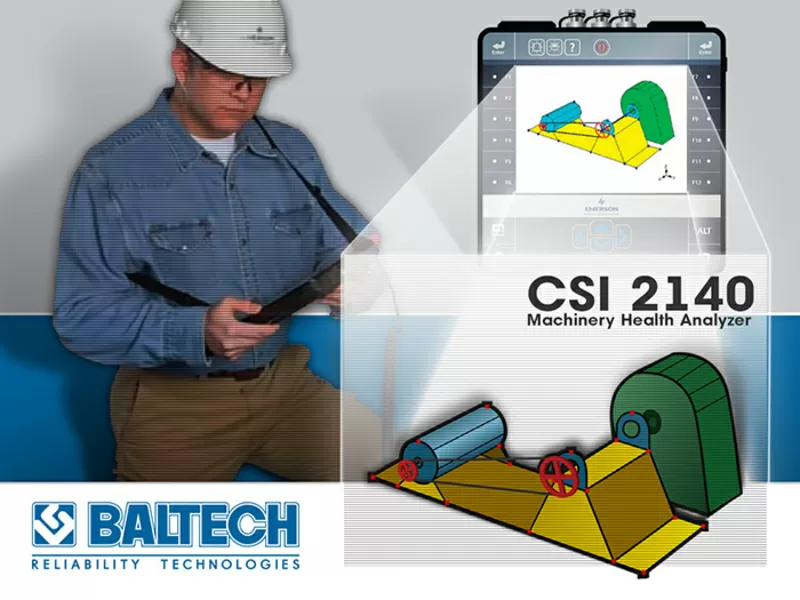 вибродиагностика с CSI 2140,  центровка,  балансировка (опреде