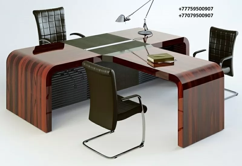 Офисная мебель, столы,  шкафы,  ресепшн под заказ в Астане 4