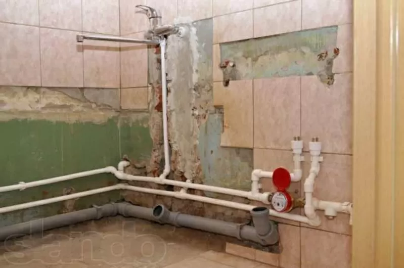 Ремонт и замена водопровода,  отопления,  сантехника в Астане 2