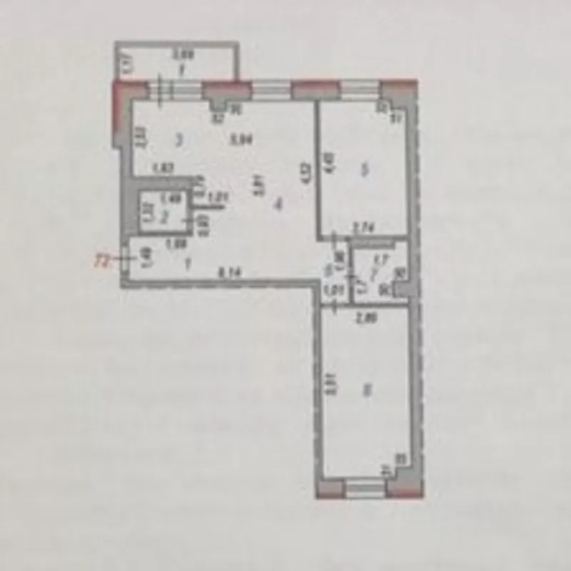 Продается 3х.к.квартира. Жк Кайнар.