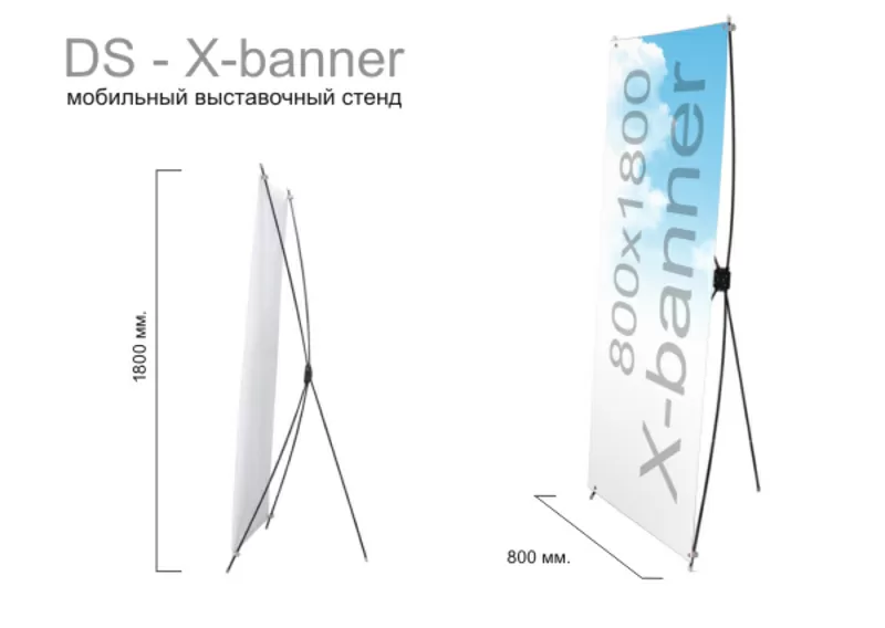 Мобильно выставочные стенды (X-стенды,  ролл апы,  поп апы) 2
