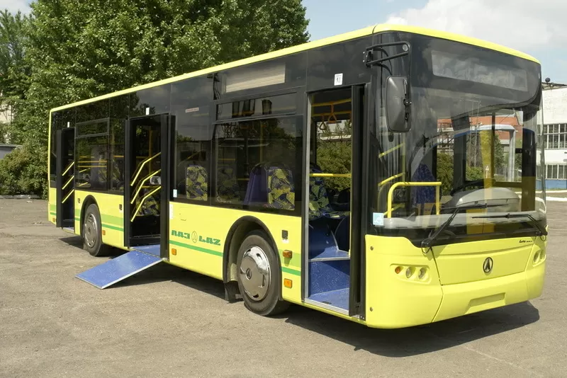 Новые автобусы Лаз город пригород 2