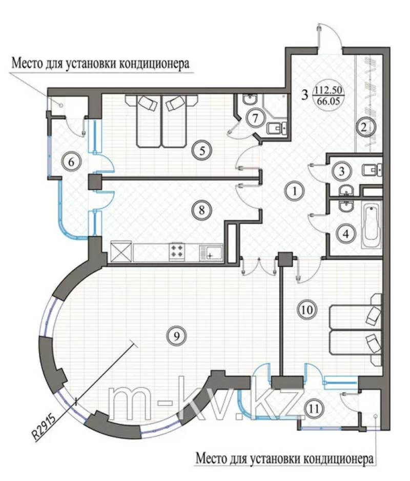 ПРОДАМ 3Х КОМ ЖК ОРДАБАСЫ 2