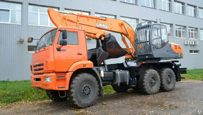 Экскаватор Е-195А на вездеходном шасси Камаз 43118 (6х6)