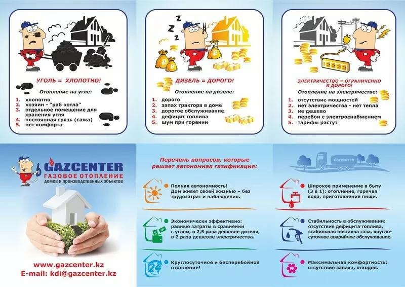 газовое отопление коттеджа 2