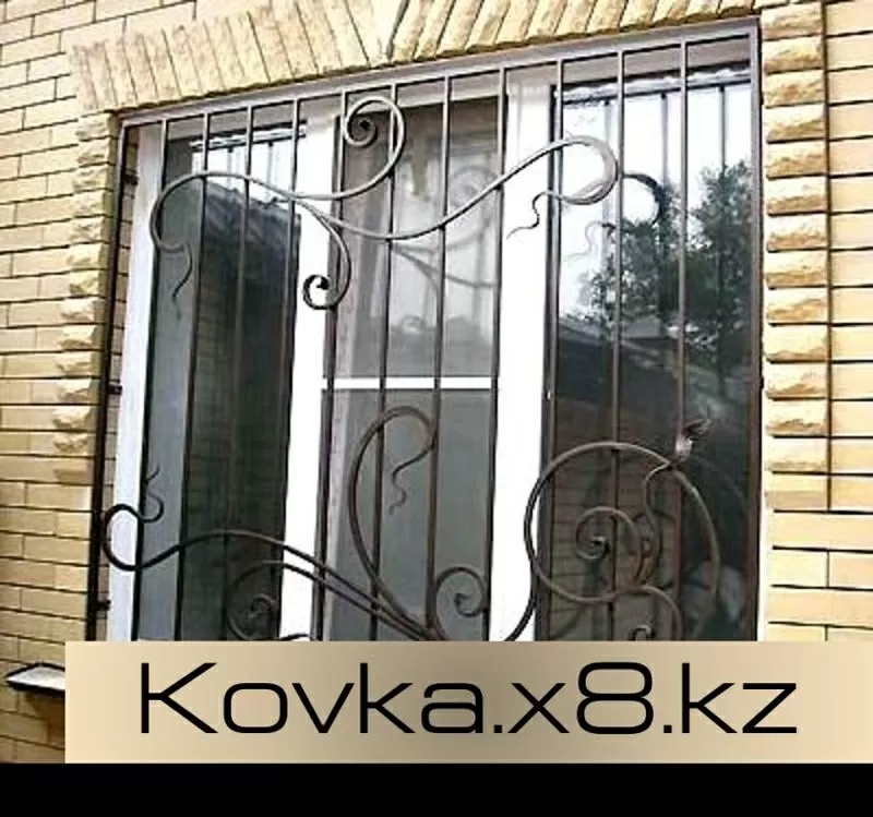 KOVKA Делаем металлические решетки для окон в Астане 6