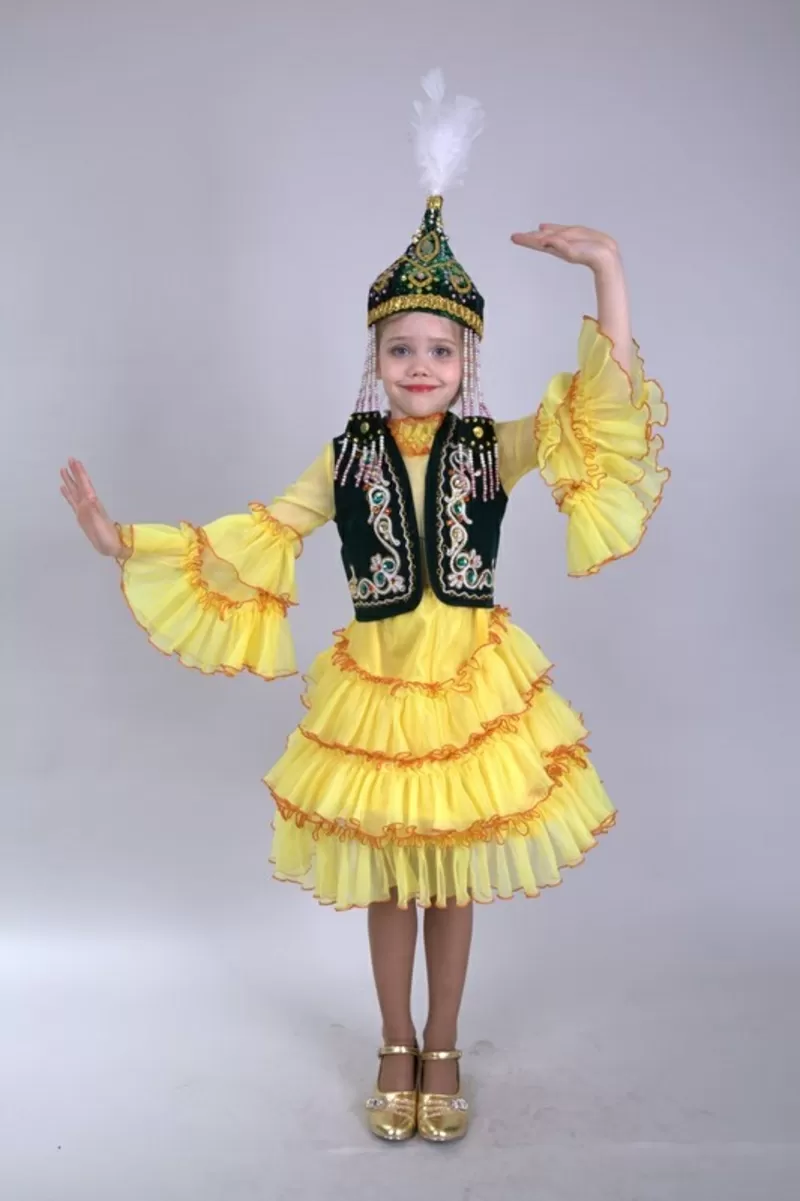 Казахские национальные костюмы для девочек  на прокат