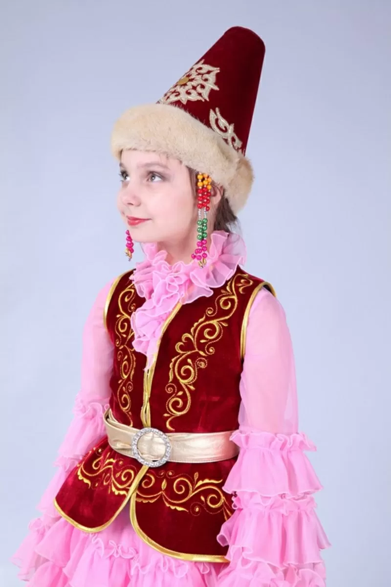 Казахские национальные костюмы для девочек  на прокат 4