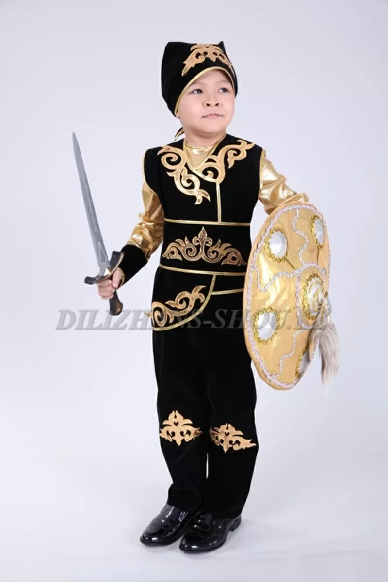 Национальные казахские костюмы для мальчиков на прокат 3