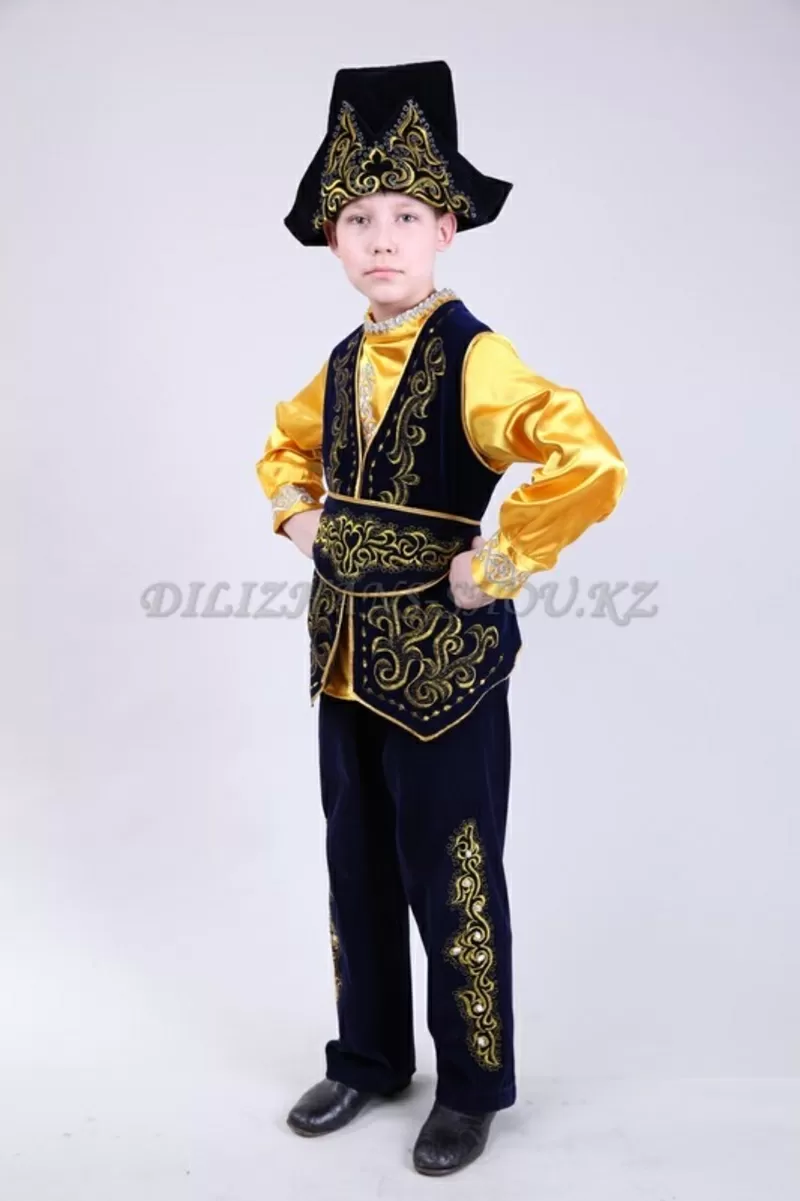 Национальные казахские костюмы для мальчиков на прокат 4