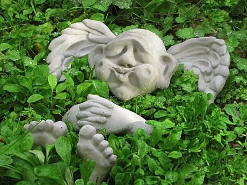 садовые скульптуры ландшафтный дизайн гипсовая лепка фонтан лев 6