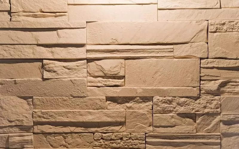 Декоративный гипсовый камень для интерьера в Астане.
