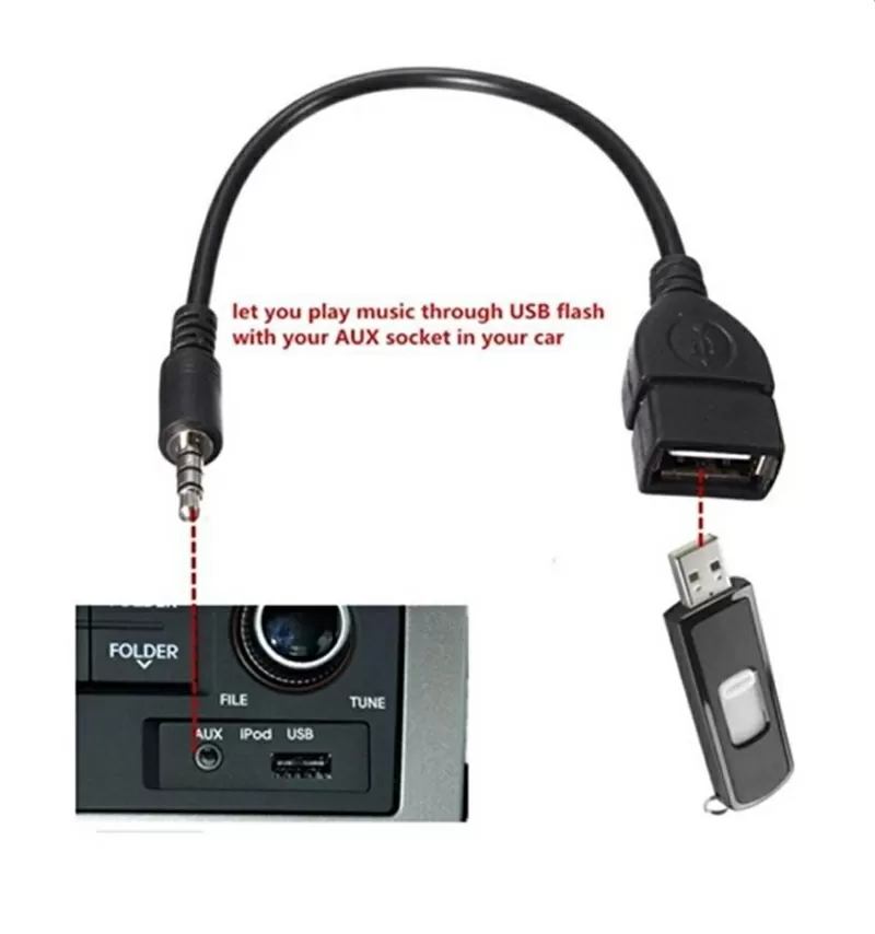 3,  5 мм Мужской Аудио AUX разъем для USB 2. 0 адаптер конвертер