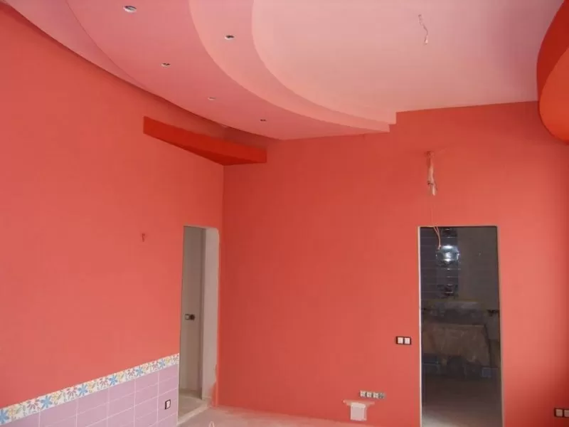   Покраска стен и потолка