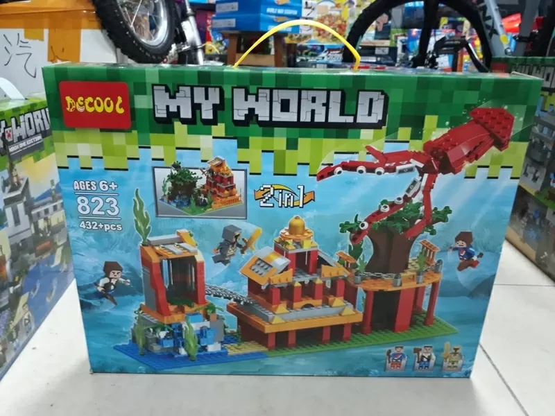 Конструктор лего Minecraft/Майнкрафт/Май ворлд/My world/Акция/Lego 4