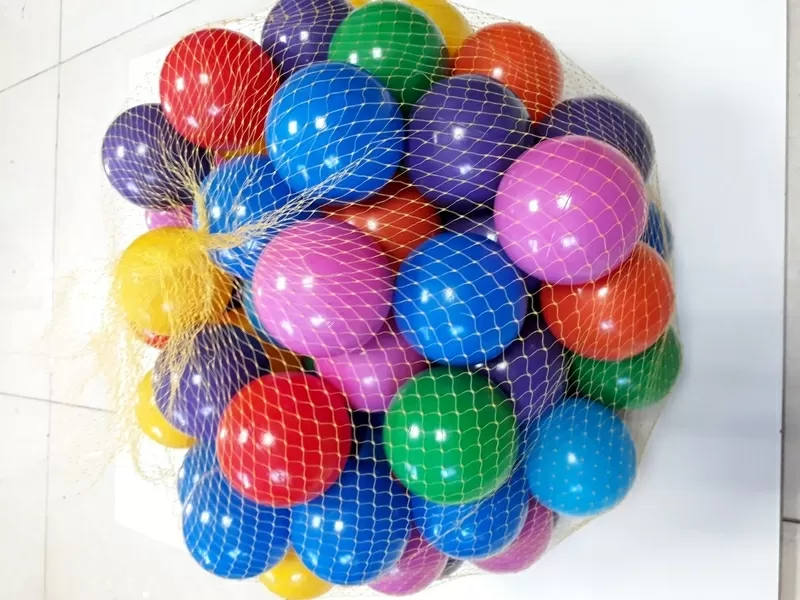 Новые шарики для сухого бассейна/Шары/Мячи/Для игр/75 мм./С рисунком/