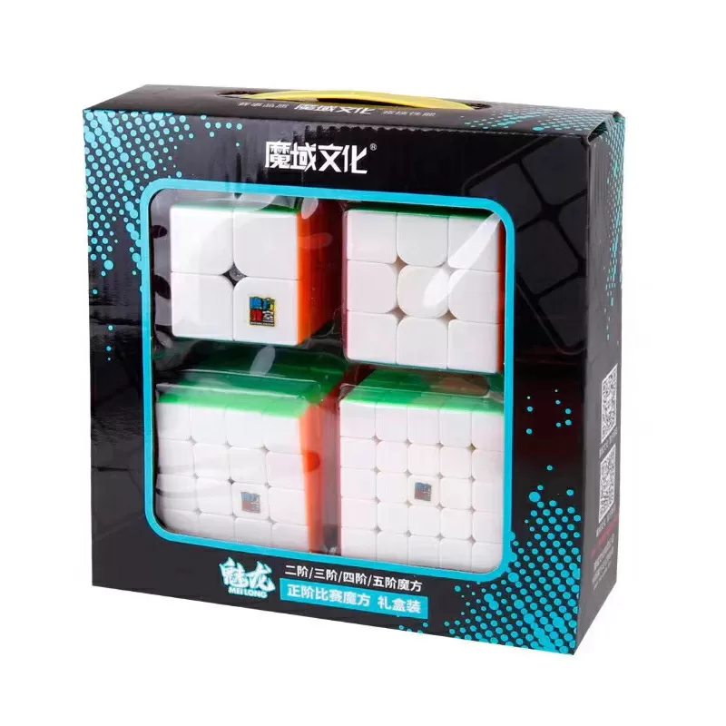 Набор кубиков Рубика Moyu Mei Long. Цветной пластик. Подарок. Кубик 2