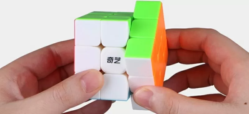 Оригинальный Кубик Рубика 3 на 3 Qiyi Cube/цветной пластик/Для Профи 2