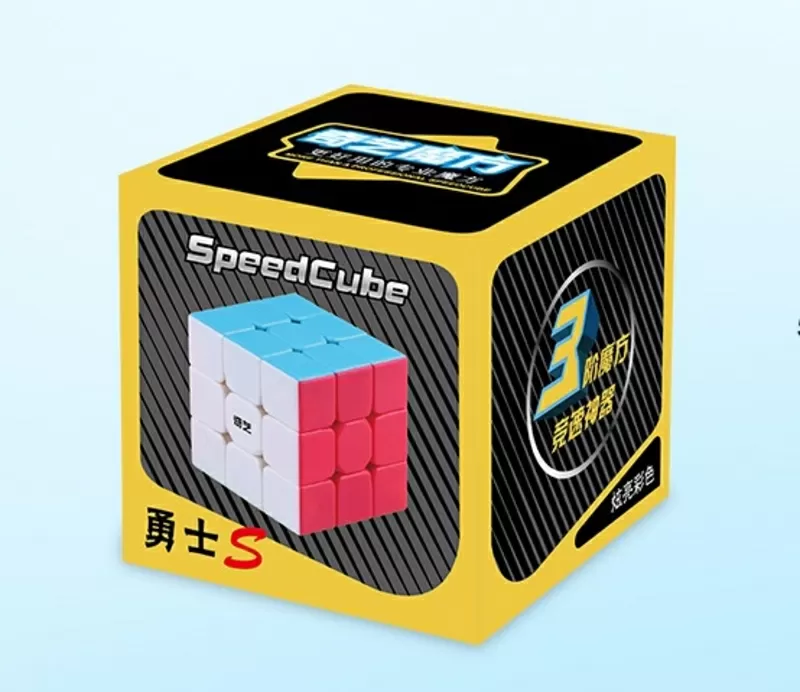 Оригинальный Кубик Рубика 3 на 3 Qiyi Cube/цветной пластик/Для Профи 4