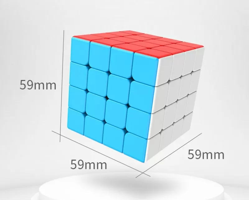 Оригинальный Кубик Рубика 4 на 4 MoYu Meilong в цветном пластике