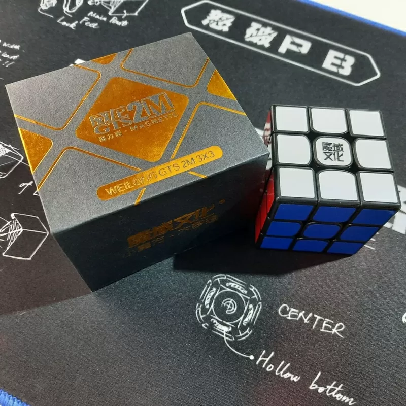Кубик Рубика MoYu 3x3x3 WeiLong GTS 2M. (Мою ГТС 2М). Магнитный.