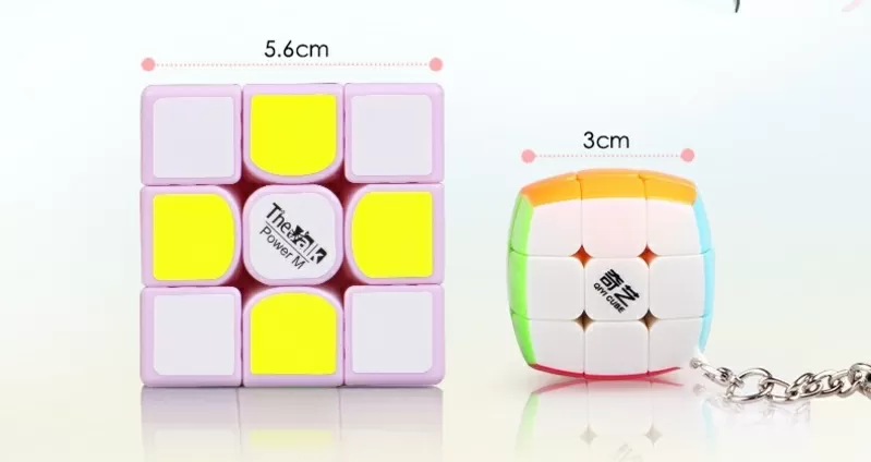 Кубик Рубик - брелок Qiyi Cube MoFangGe 3X3 Mini 30 mm/Original 4