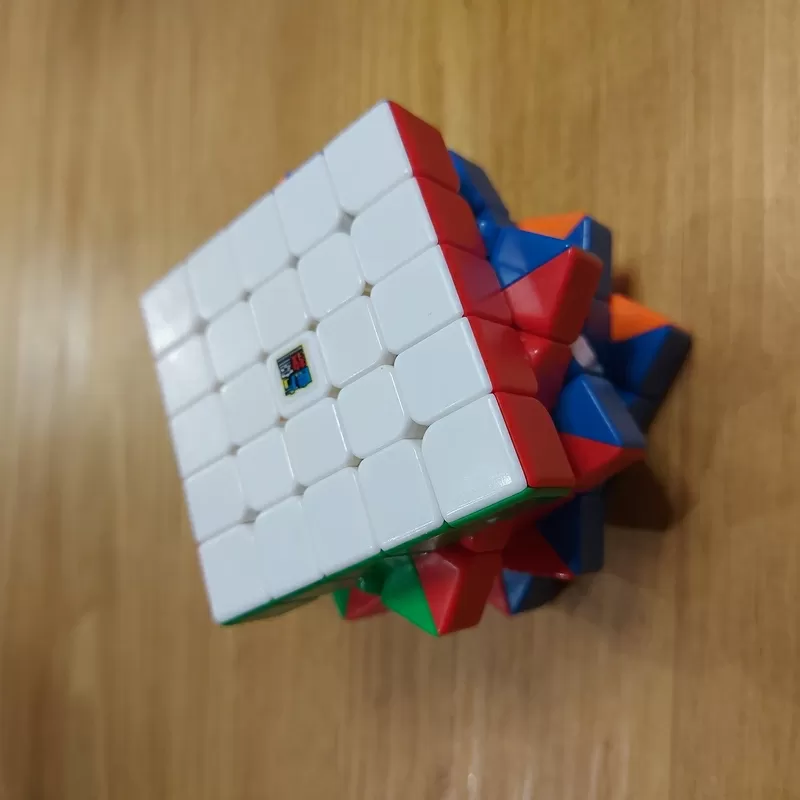 Магнитный Кубик 5 на 5 MoYu Meilong 5M. Головоломка. Magnetic color. 4