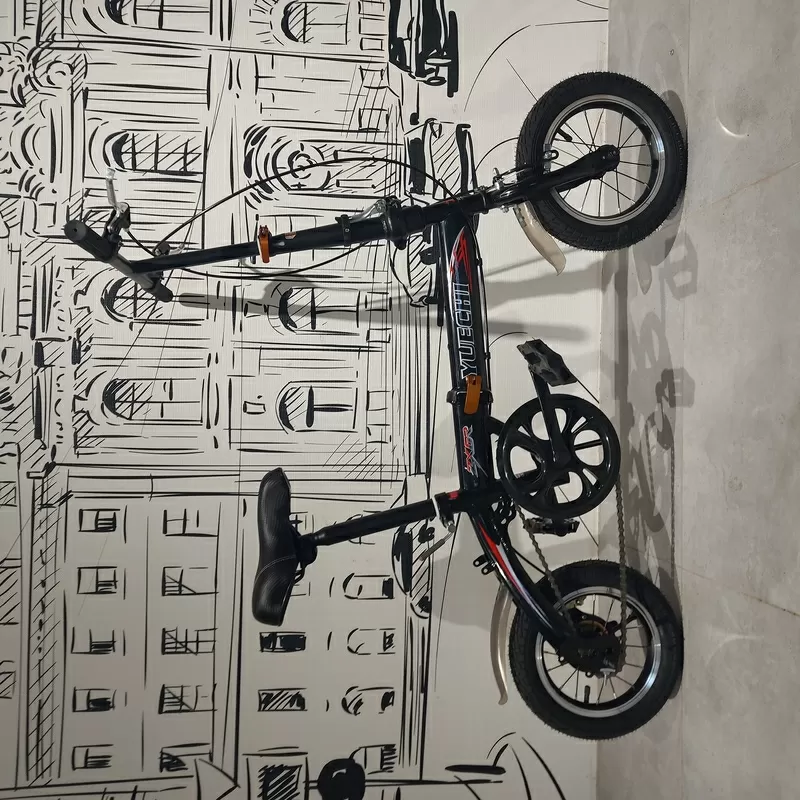 Двухколесный складной велосипед для подростков и взрослых. 12