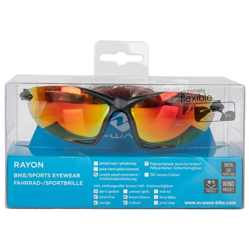 Спортивные солнцезащитные очки RAYON G4. Велоочки со сменными линзами. 7