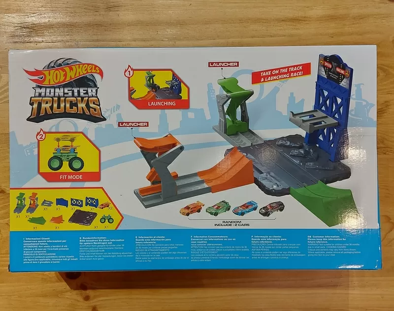 Трек Hot wheels Monster Trucks. Truck Blast Station. Хот вилс. Трэк. 2