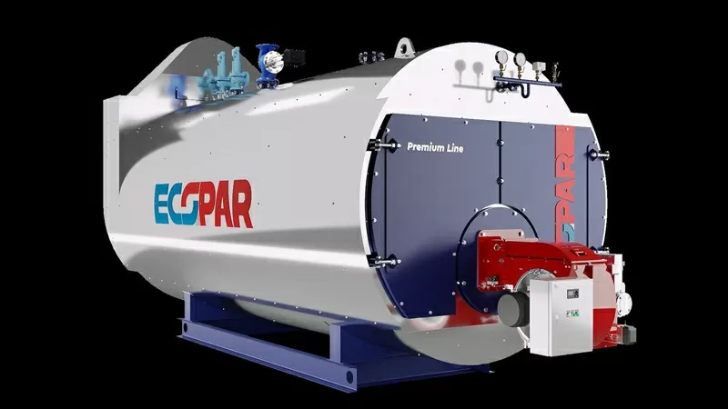 Промышленный жаротрубный паровой котел высокого давления ECO-PAR