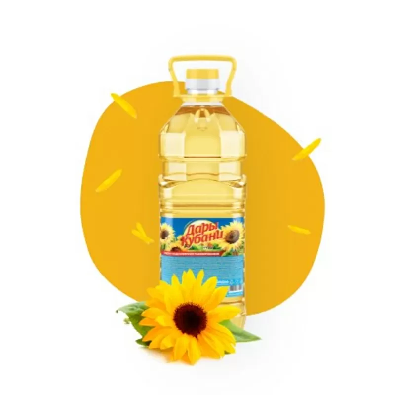 Масло подсолнечное ТМ Дары Кубани в Казахстане 2