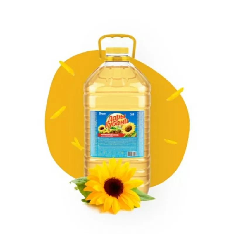 Масло подсолнечное ТМ Дары Кубани в Казахстане 4